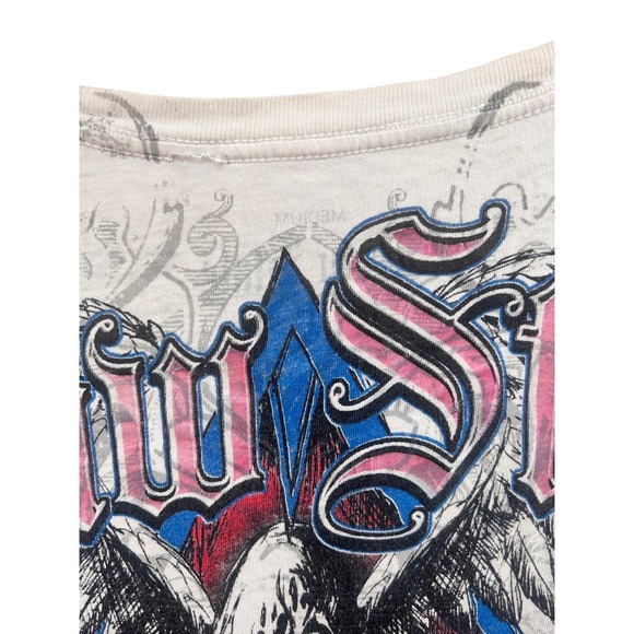 Raw State Jorge Masvidal GraphicT-Shirt Mens Medium White MMA All Over Print Tee - Picture 8 of 9